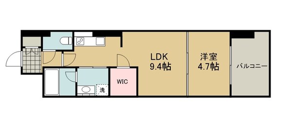 シーズンフラッツ上杉の物件間取画像